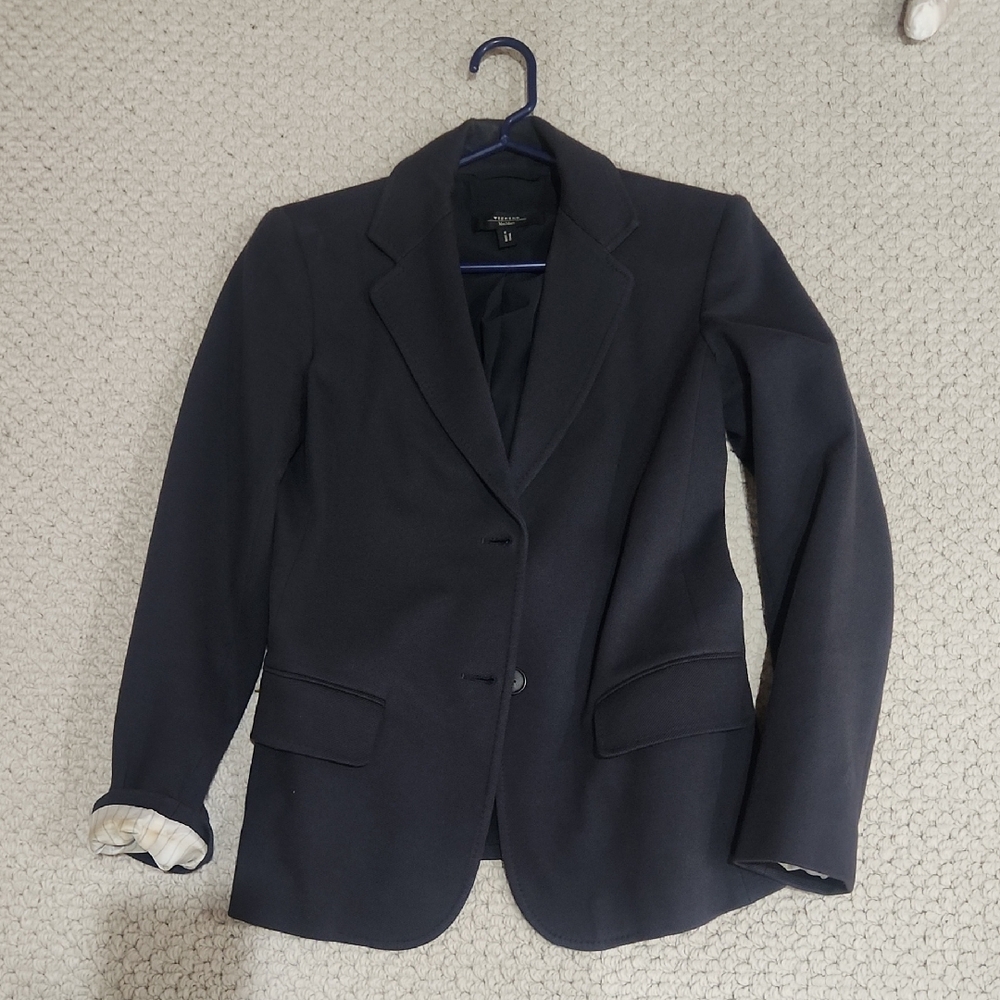 Max Mara Weekend Women's Navy Blazer - 2 buttons